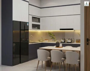 Solis: 1 trệt 1 lầu - Nhà mẫu Phước Đông New City